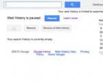 google web history