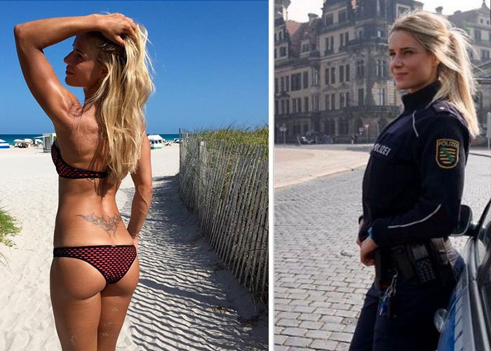 beautiful german police