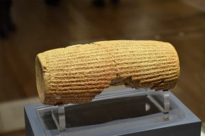 The Cyrus Cylinder is the oldest known charter of human rights