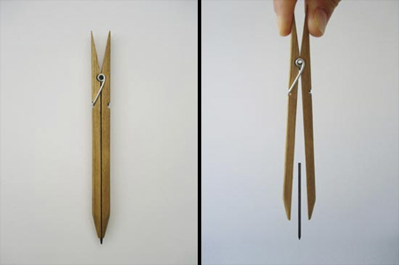 Clothes Peg Pencil