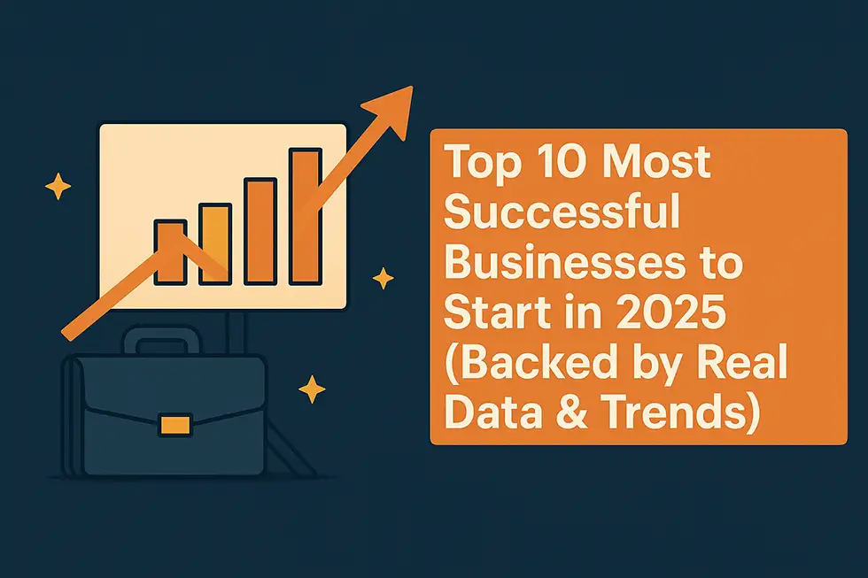 Top 10 Most Successful Businesses to Start in 2025 (Backed by Real Data & Trends)