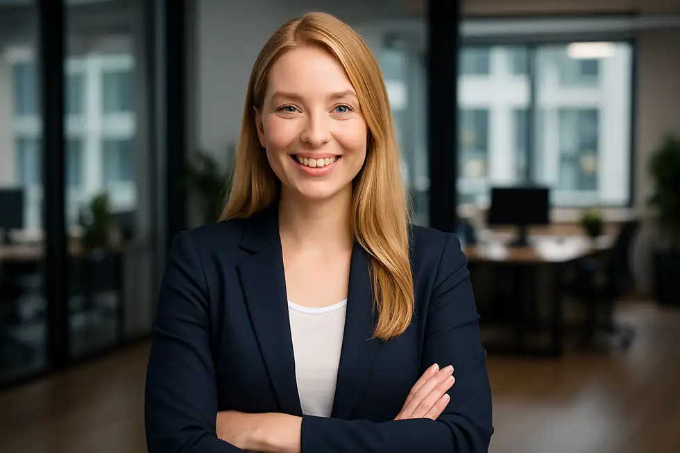German successful girl